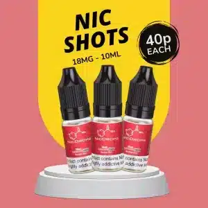 Nicotine Shots 18mg - 10ml