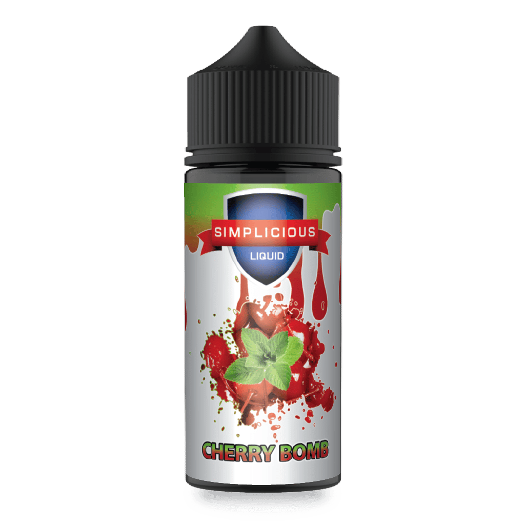 Cherry Bomb 100ml Shortfill E-Liquid by Simplicious