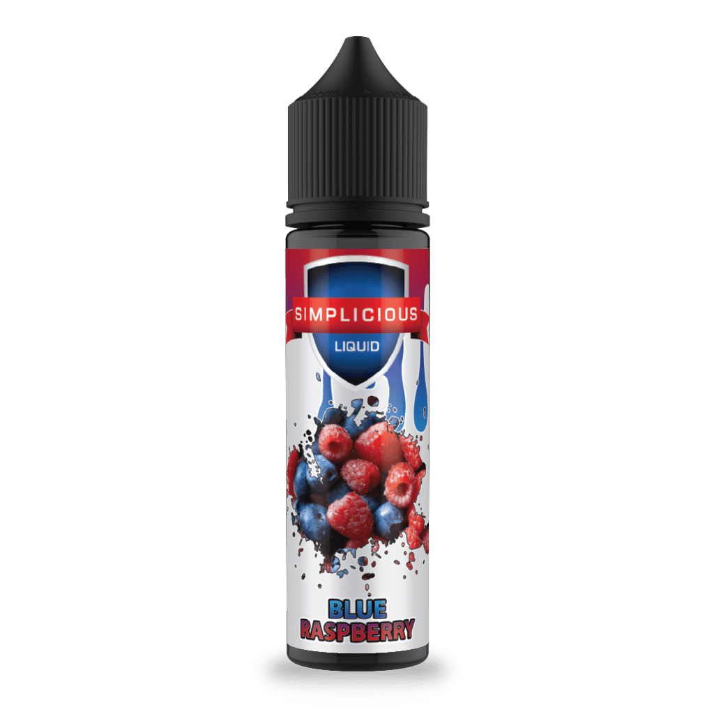 Blue Raspberry 50ml Shortfill E-Liquid by Simplicious