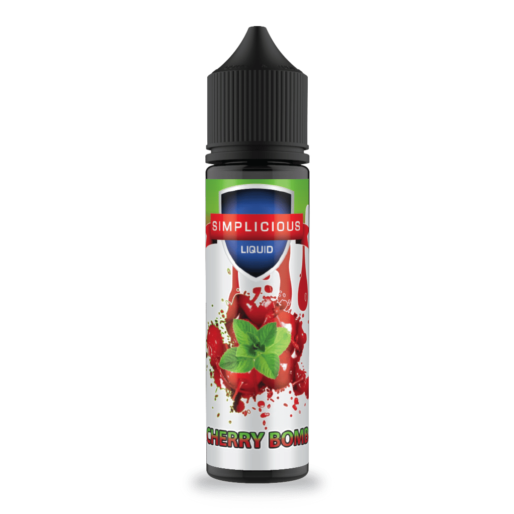 Cherry Bomb 50ml Shortfill E-Liquid by Simplicious
