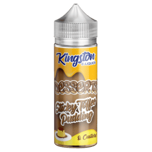 Desserts Sticky Toffee Pudding 100ml Shortfill E Liquid By kingston