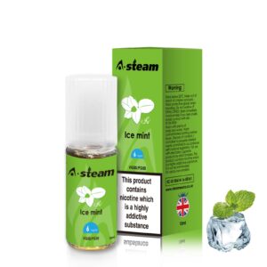 Ice Mint 10ml E-Liquid By A Steam BOX of 10