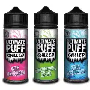 Ultimate Puff Chilled Range 100ml Shortfill E Liquid