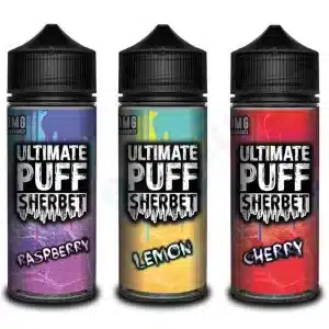 Ultimate Puff Sherbet Range 100ml Shortfill E Liquid