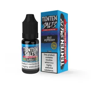Blue Raspberry 10ml Nic Salt E-Liquid by TenTen