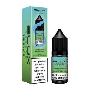 Blueberry Bubblegum 10ml Nic Salt By Elux
