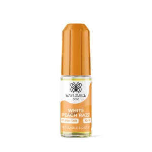 White Peach Razz 10ml Nic Salt By Bar Juice 5000