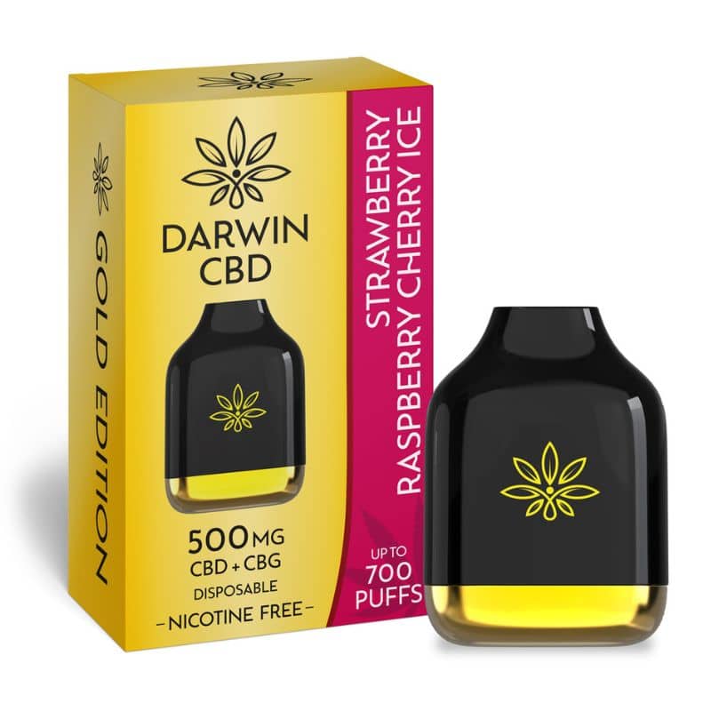 Darwin CBD+CBG Disposable Vape 500mg